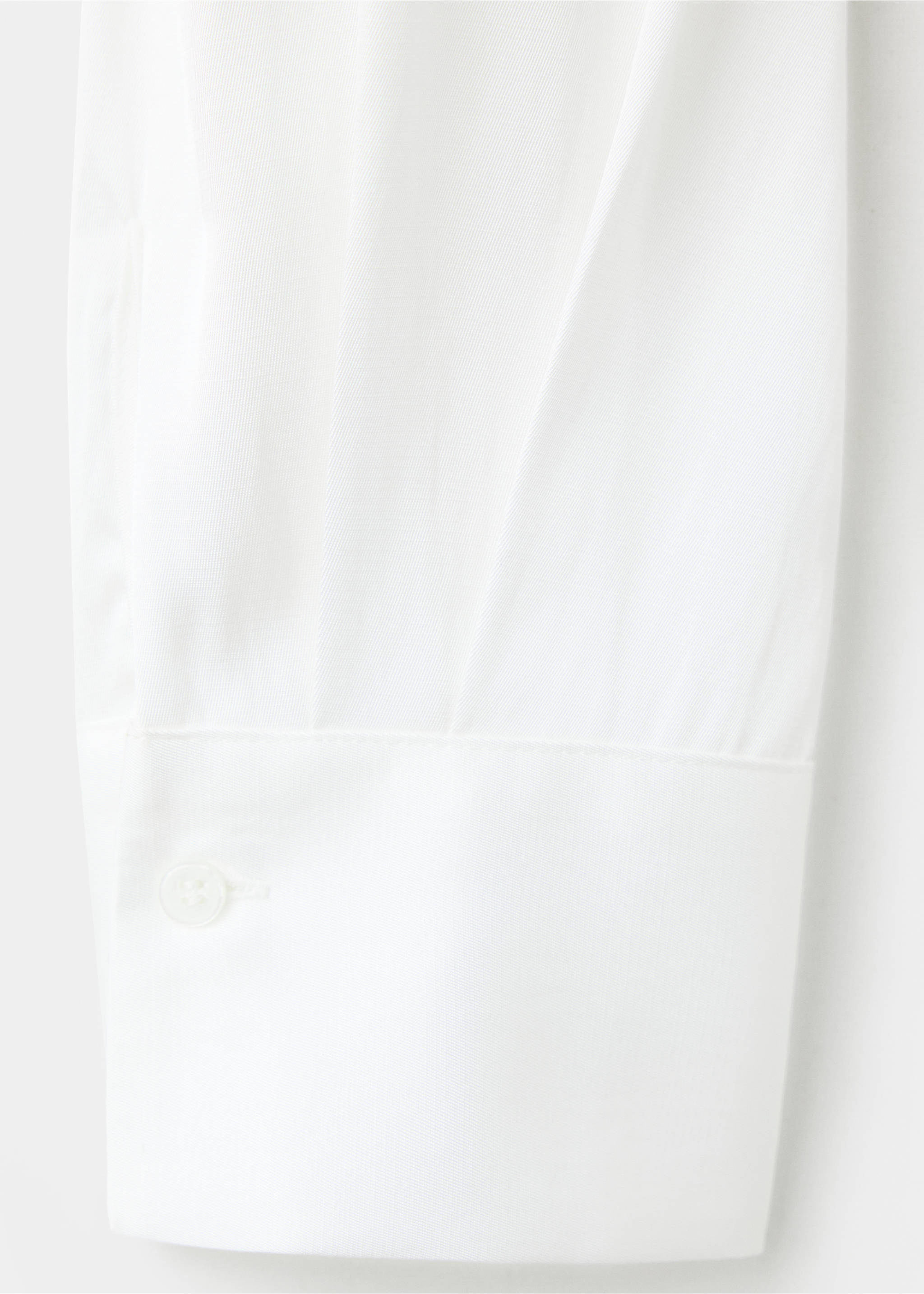 Chemise droite détail nœud - Détail de l'article 0, Blanc cassé. Ref: 37075859-00.