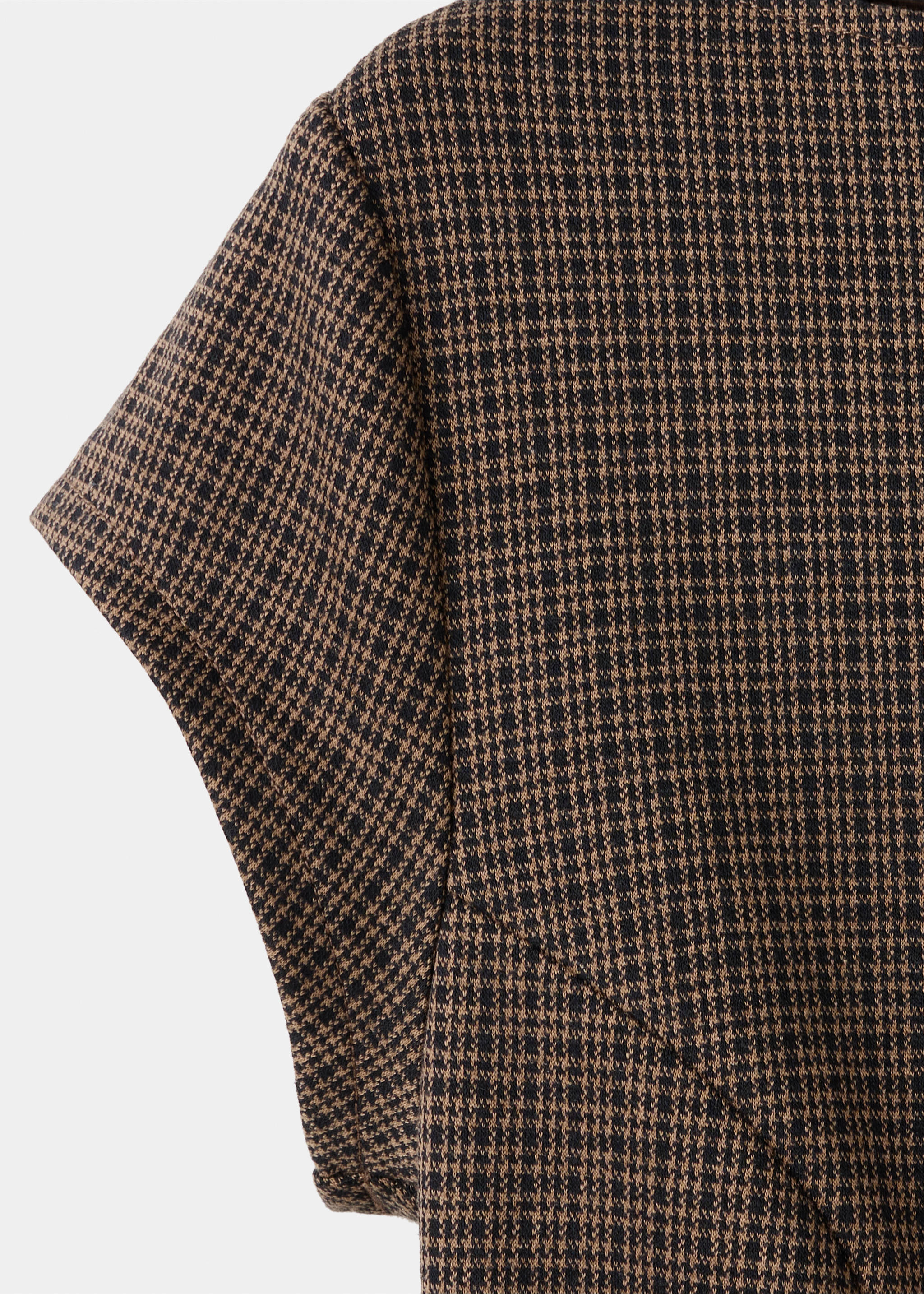 Dress checky - Details of the article 8, Brown. Ref: 37075866-00.