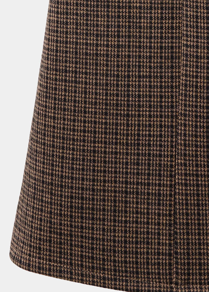 Checked short-sleeved dress - thumbnail 7