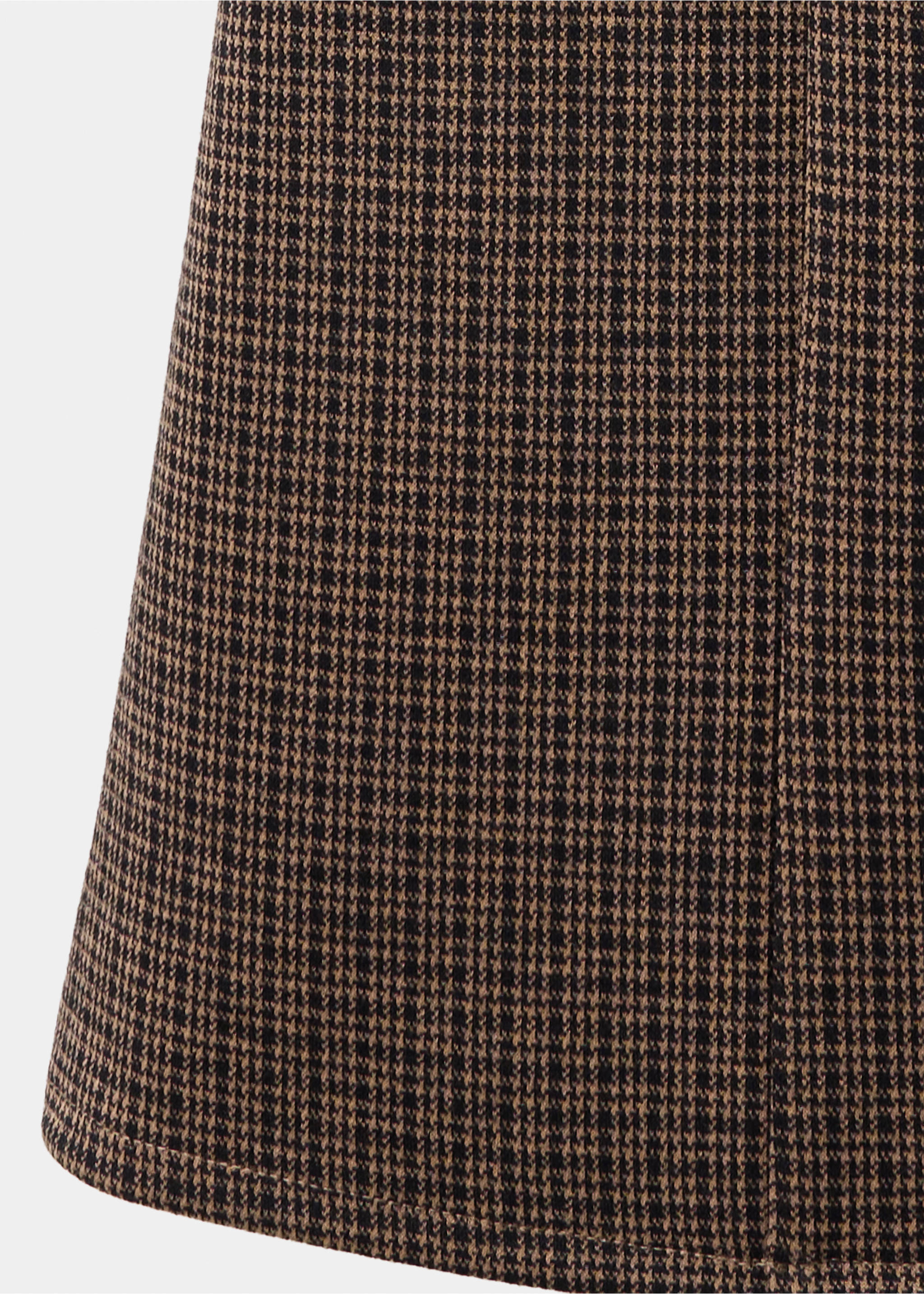 Dress checky - Details of the article 0, Brown. Ref: 37075866-00.