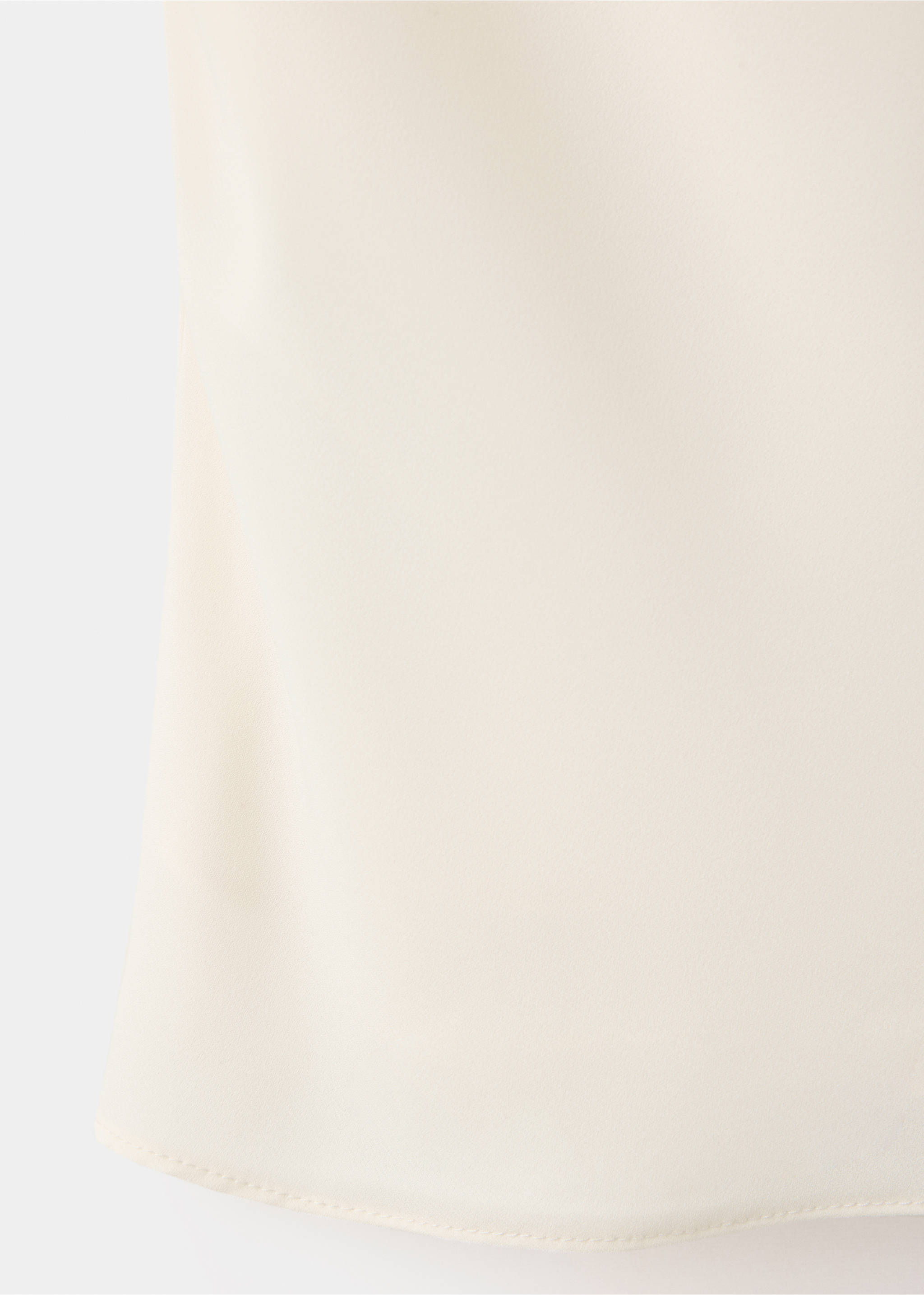 Haut satiné dos drapé - Détail de l'article 0, Écru. Ref: 37075868-00.