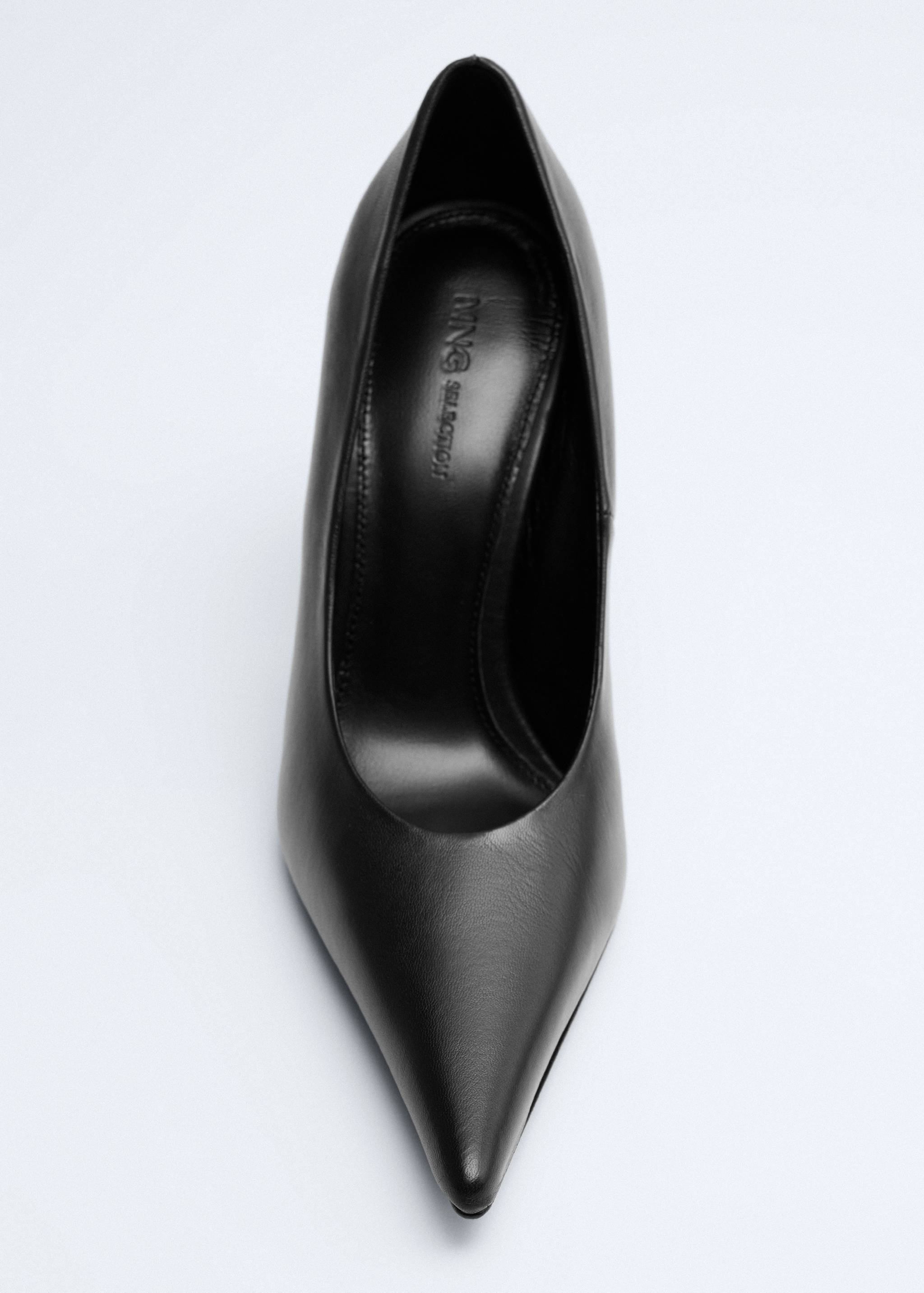 Pointed-toe leather heeled shoes - Details of the article 3