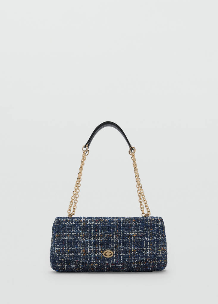 Mango Sac P- Vico In Bleu Marine
