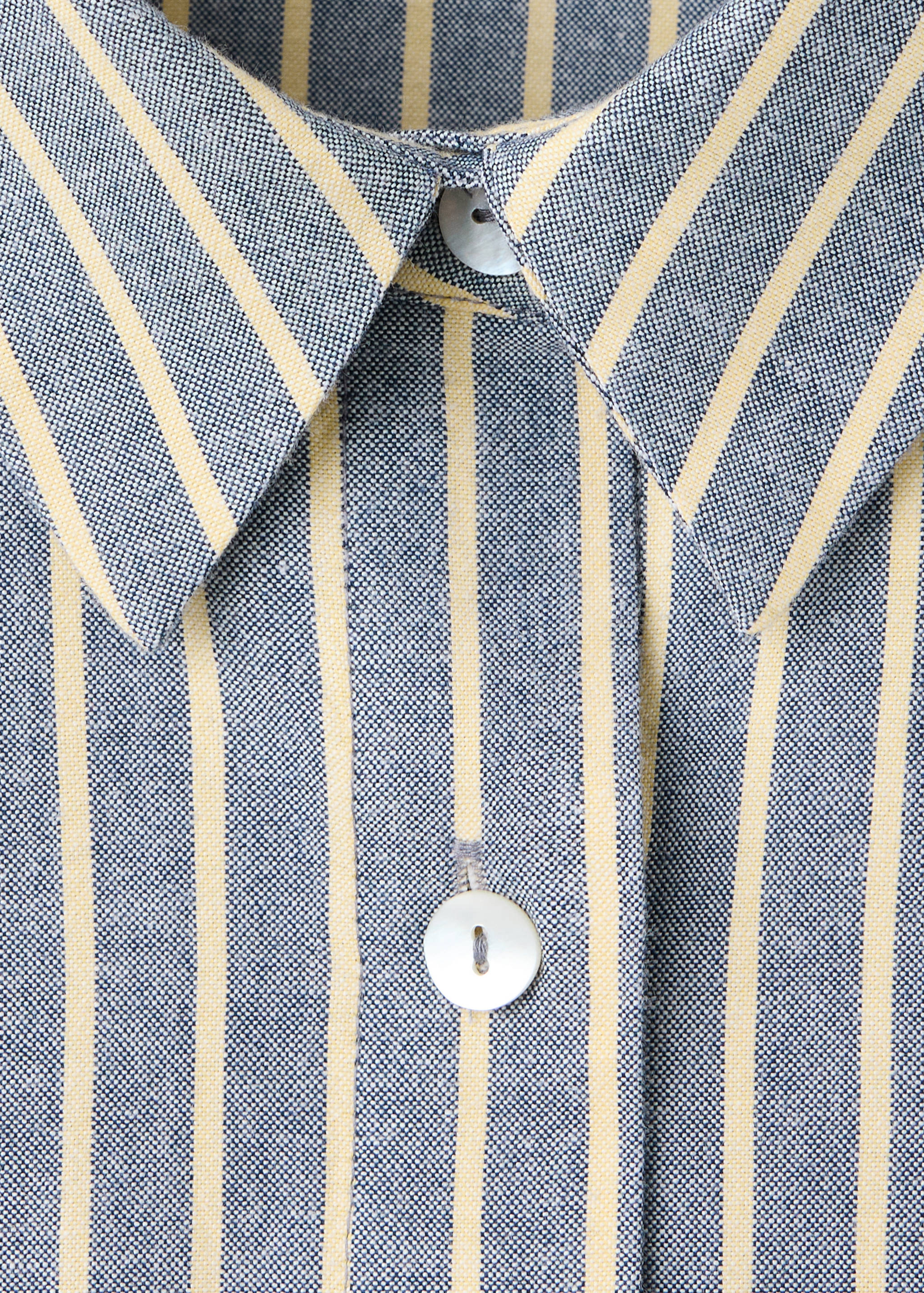 Striped cotton shirt - Details of the article 8