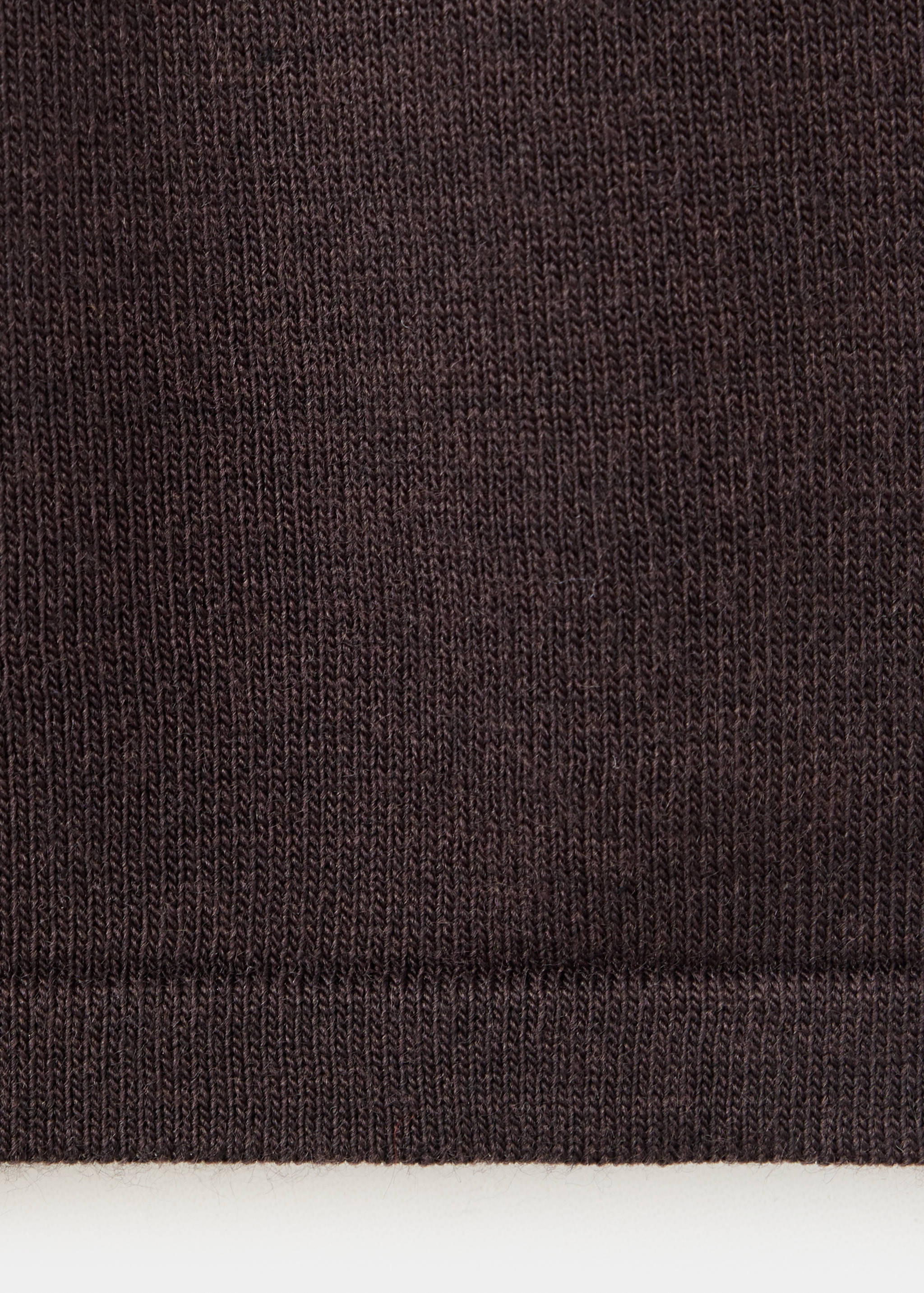 Fine-knit straight skirt - Details of the article 0