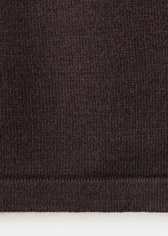 Straight fine-knit skirt — Brown 6
