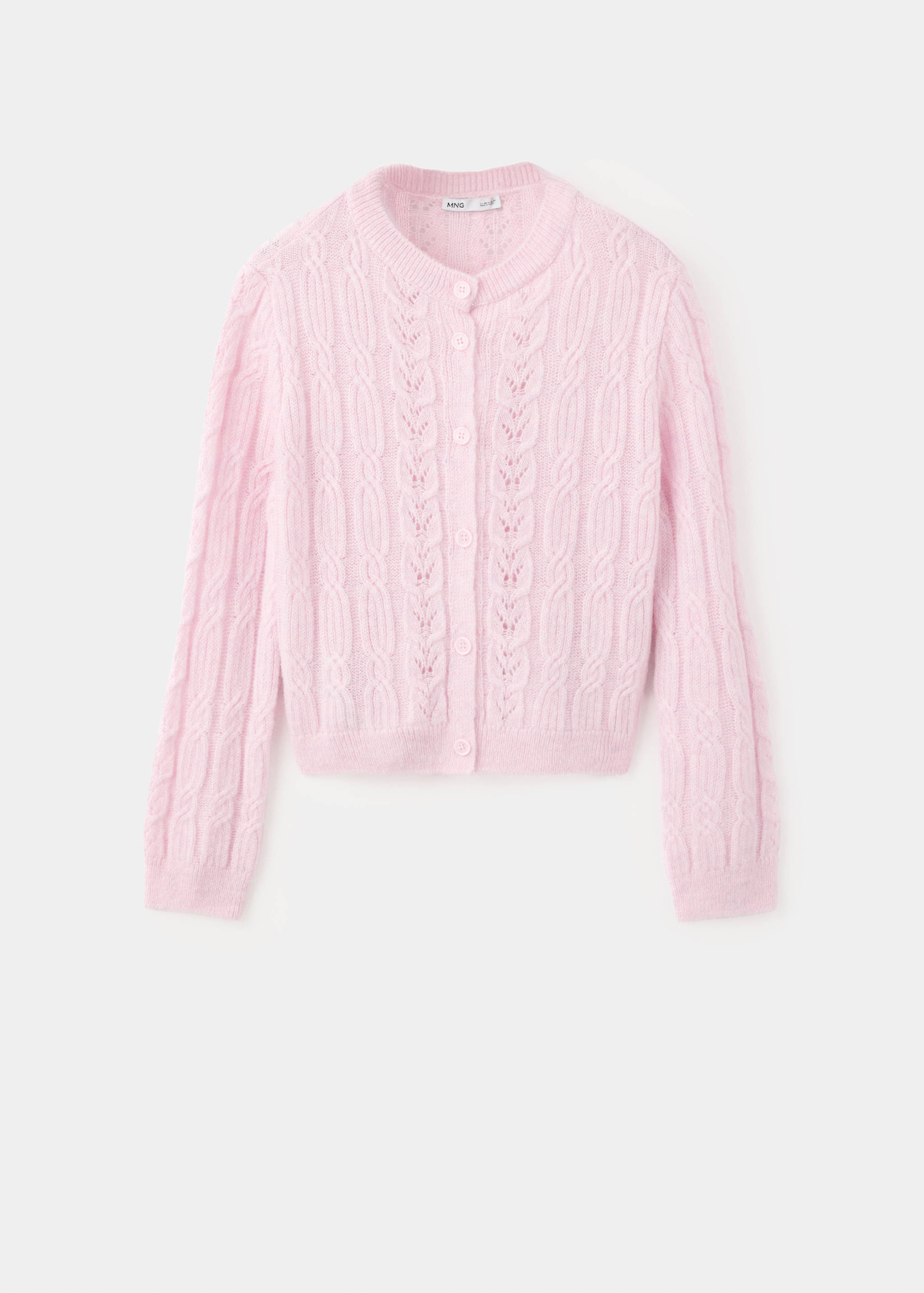 Cable-knit cardigan - Article without model