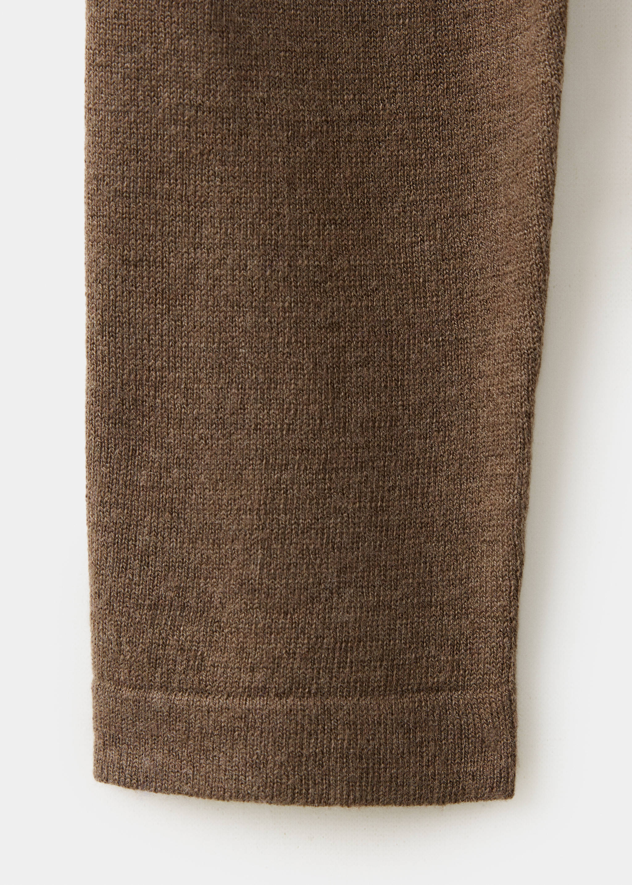 Long asymmetrical knit dress - Details of the article 8