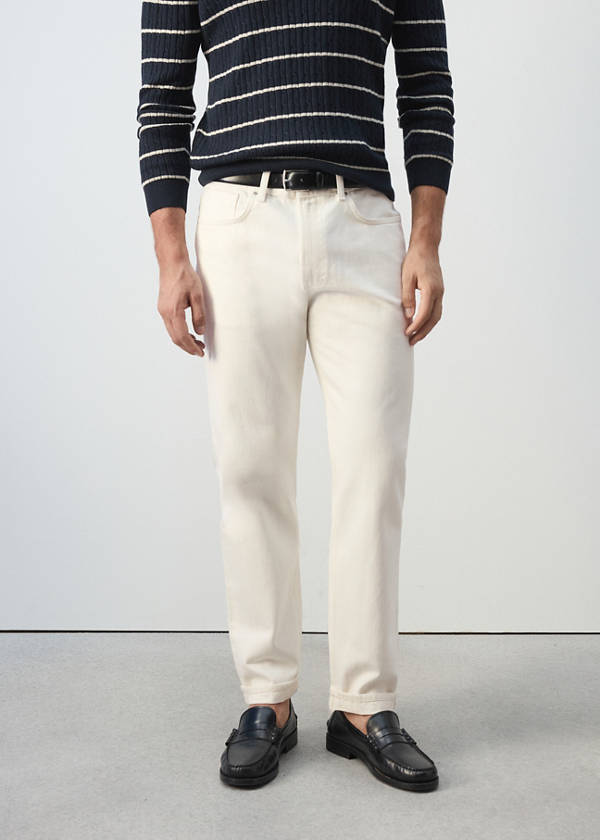 Pola selvedge regular-fit jeans — Off White