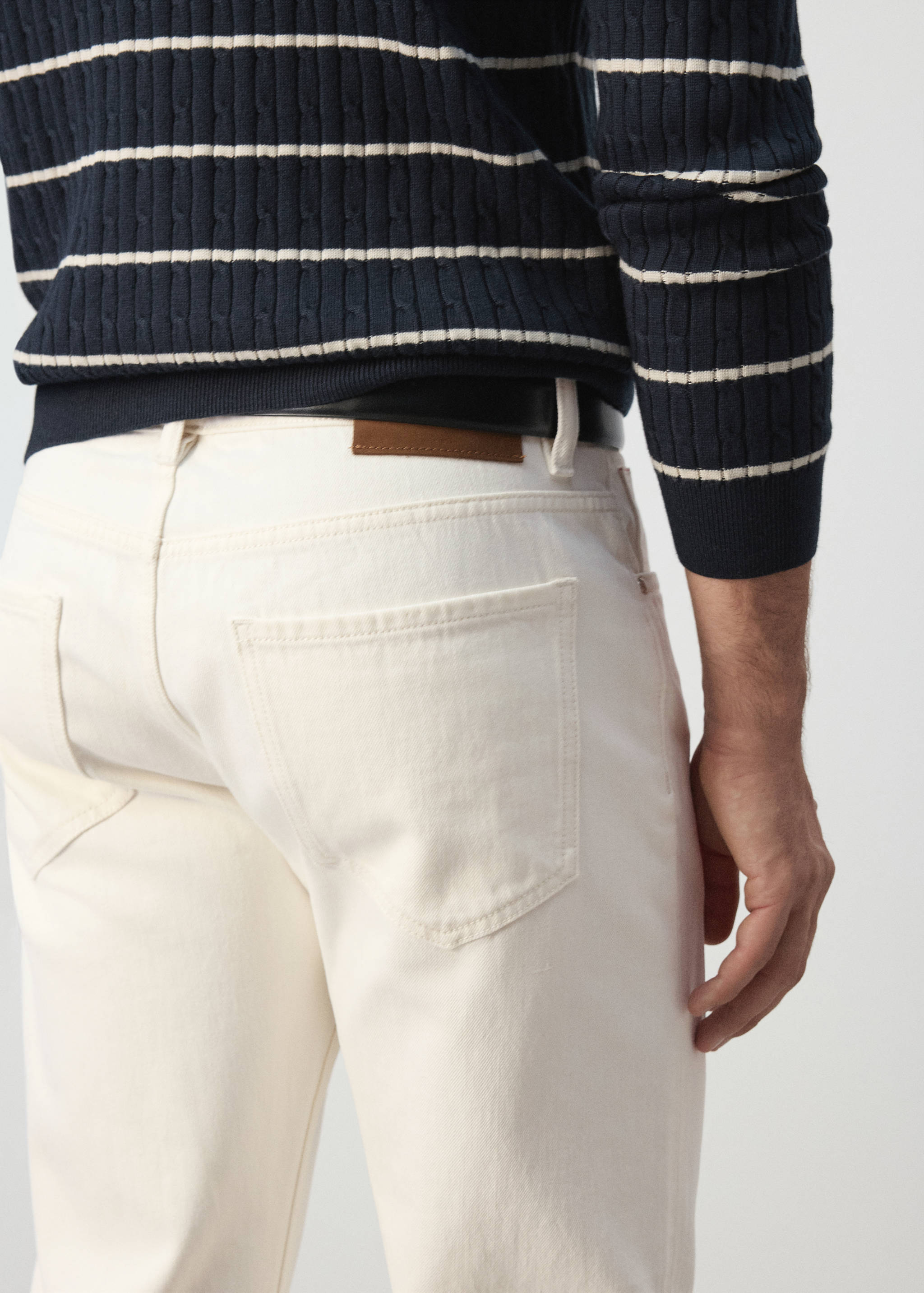 Jean 100 % coton regular-fit cropped - Détail de l'article 4