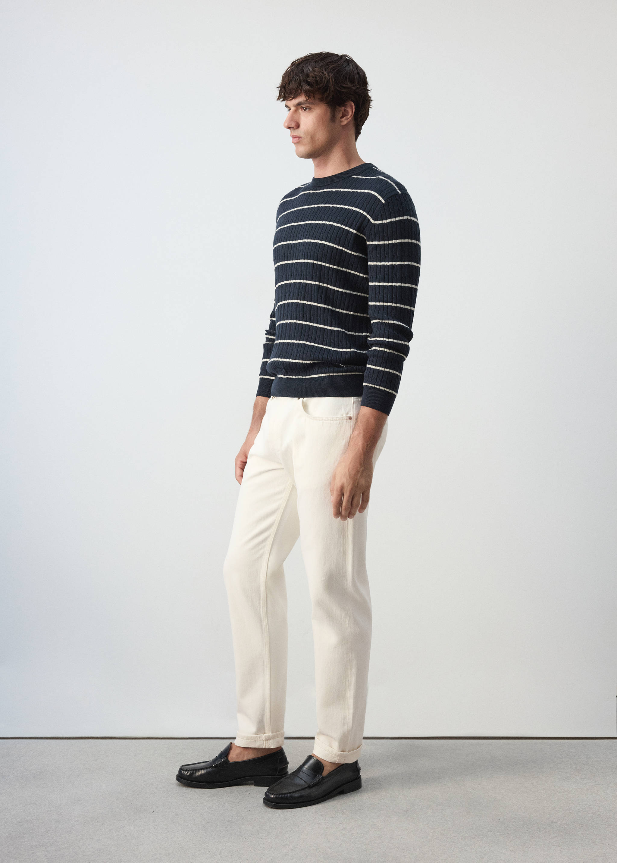 Jean 100 % coton regular-fit cropped - Détail de l'article 2