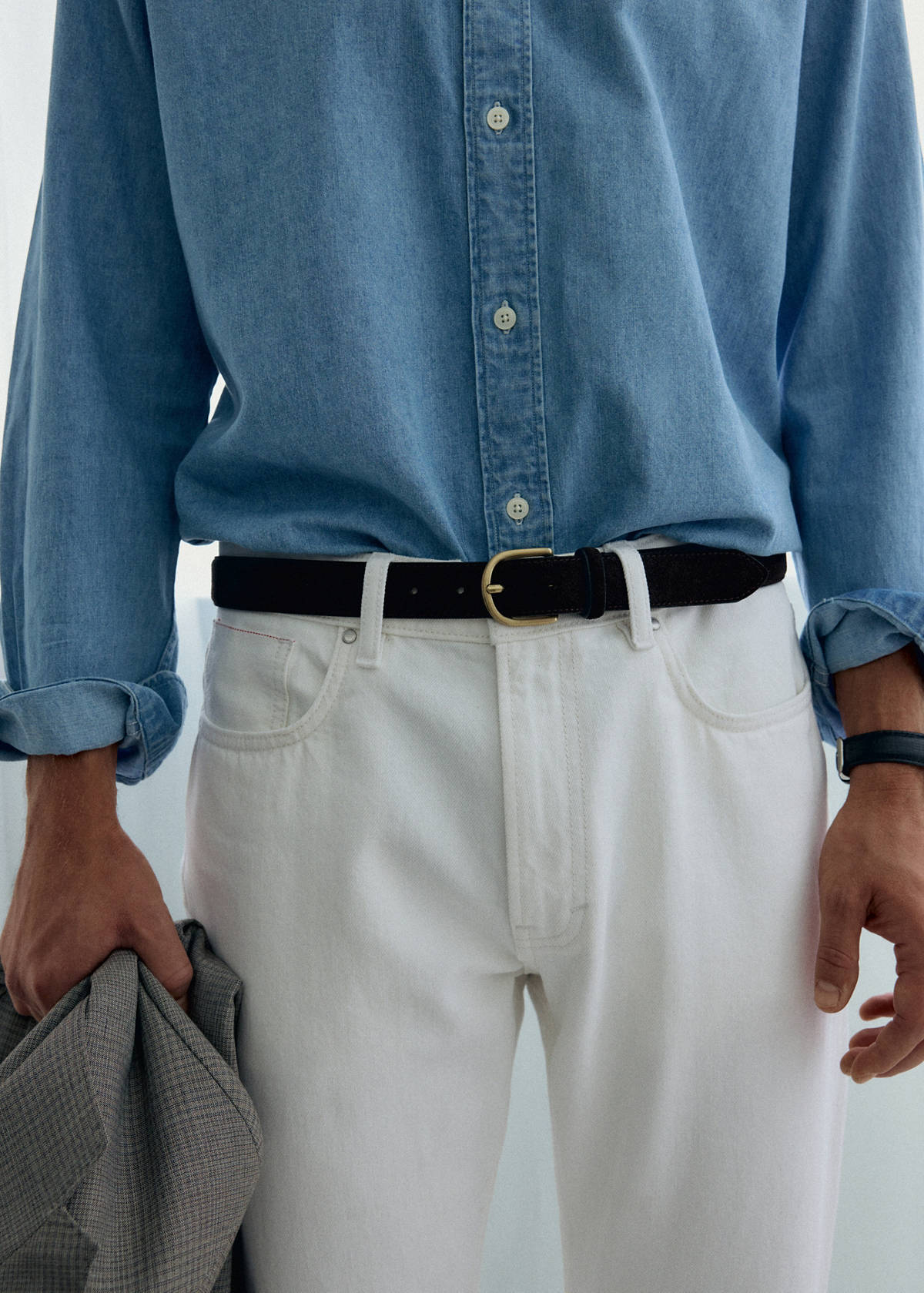Pola selvedge regular-fit jeans — Off White