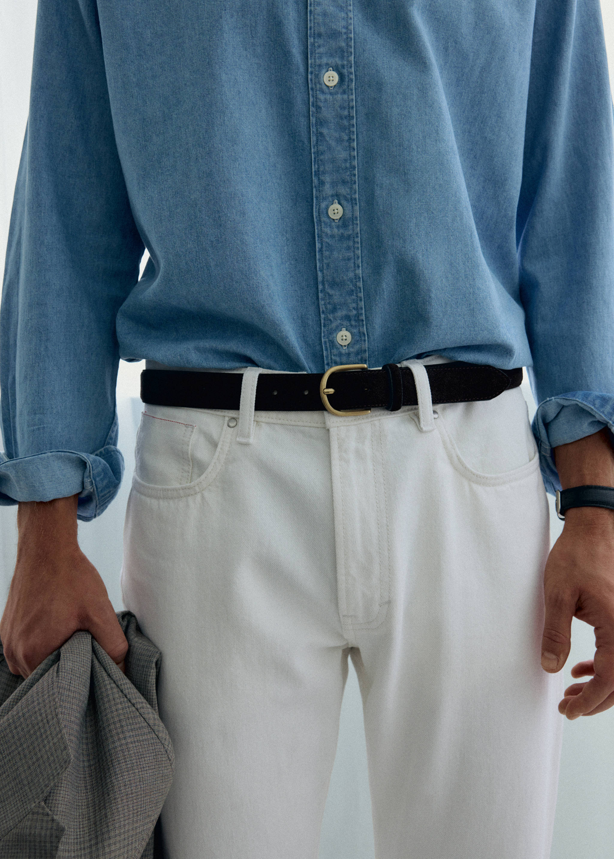Pola selvedge regular-fit jeans - Medium plane