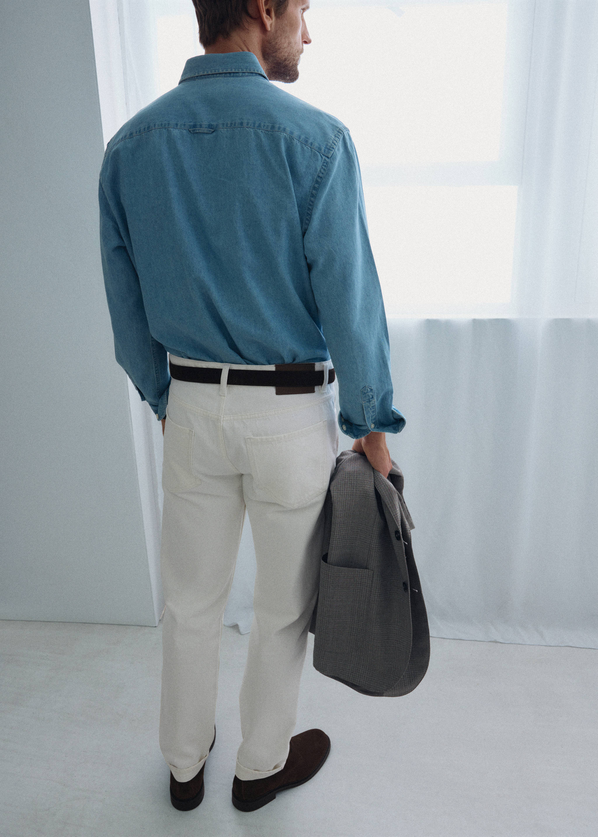 Pola selvedge regular-fit jeans - Reverse of the article