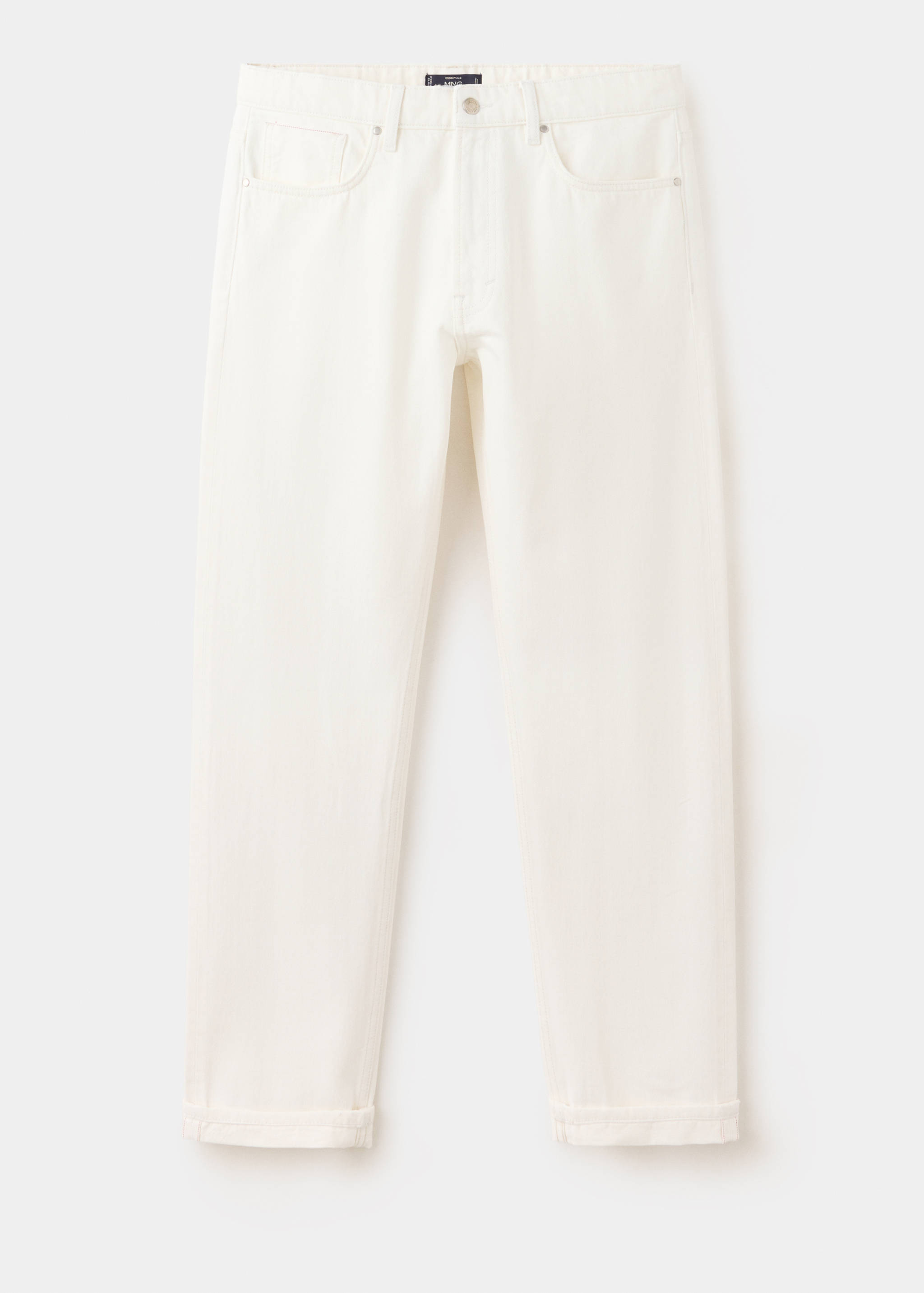 Jean 100 % coton regular-fit cropped - Article sans modèle