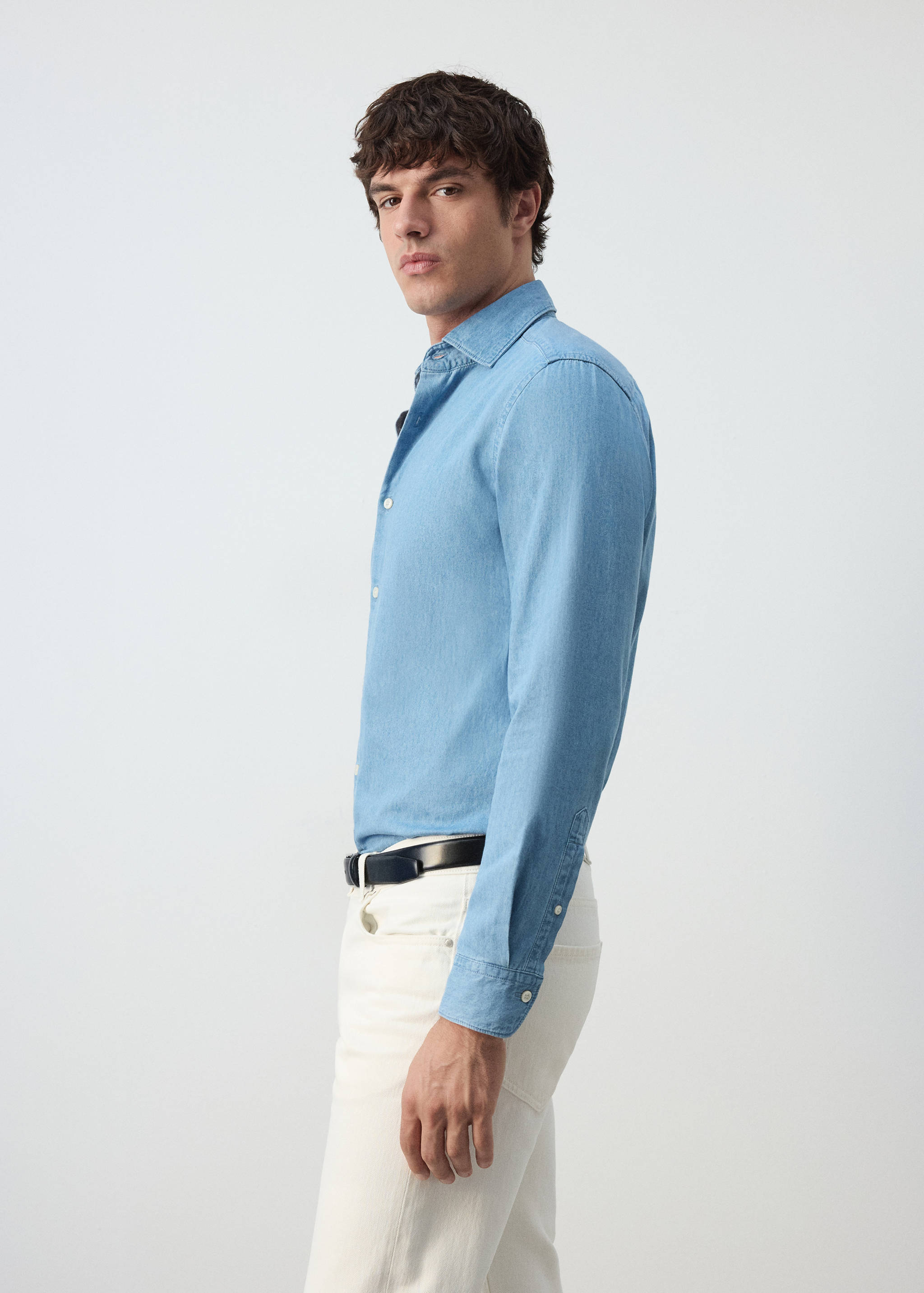 Chemise chambray 100 % coton - Détail de l'article 2