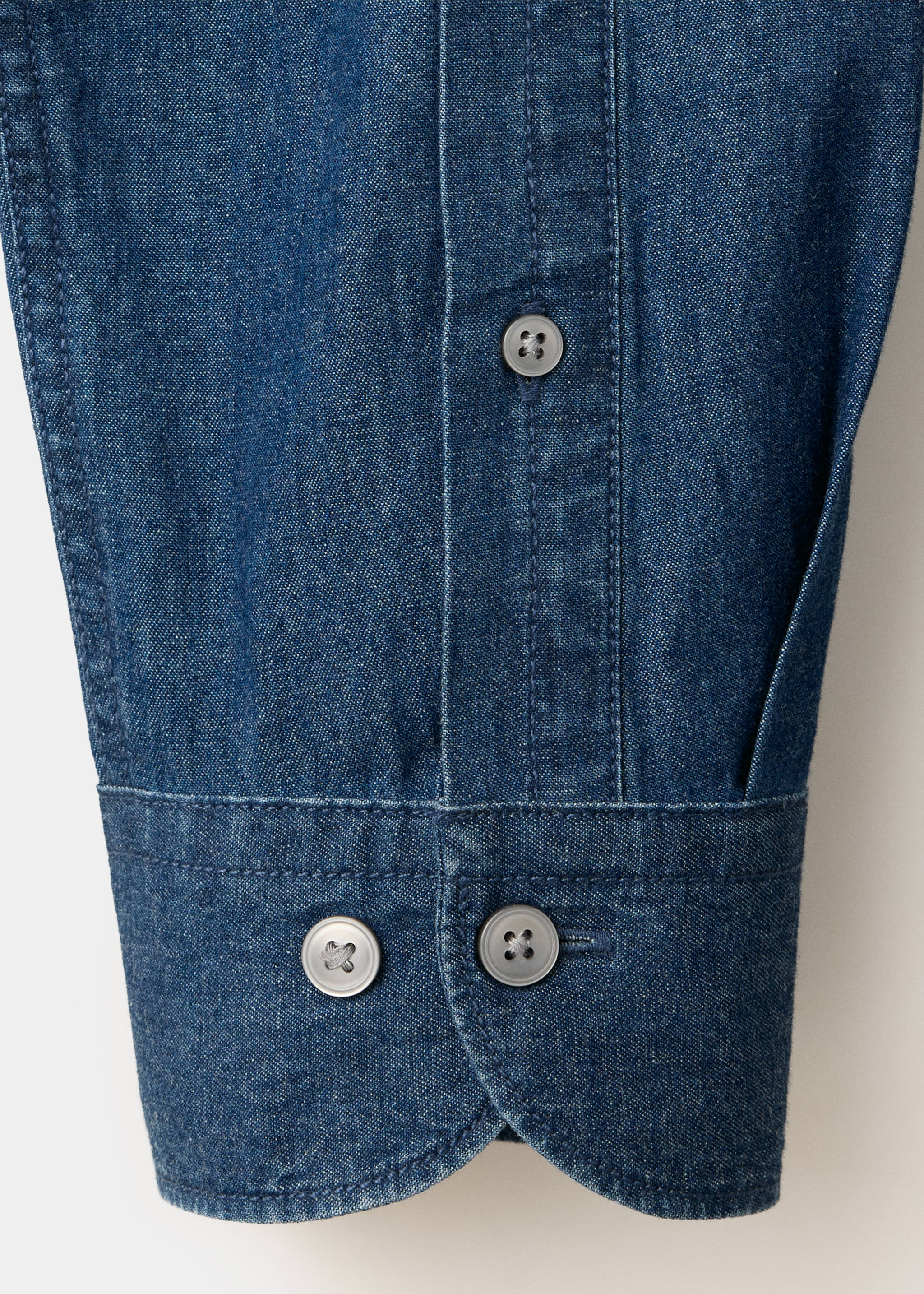 Shirt chambre - Деталь изделия 0, Синий средний. Ref: 37075977-00.
