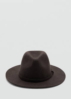 100% wool hat — Chocolate 2