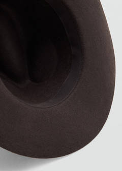 100% wool hat — Chocolate 4