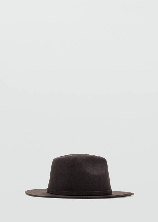 100% wool hat — Chocolate