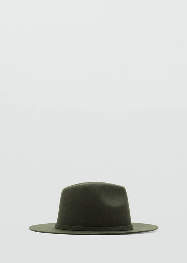 100% wool hat — Khaki