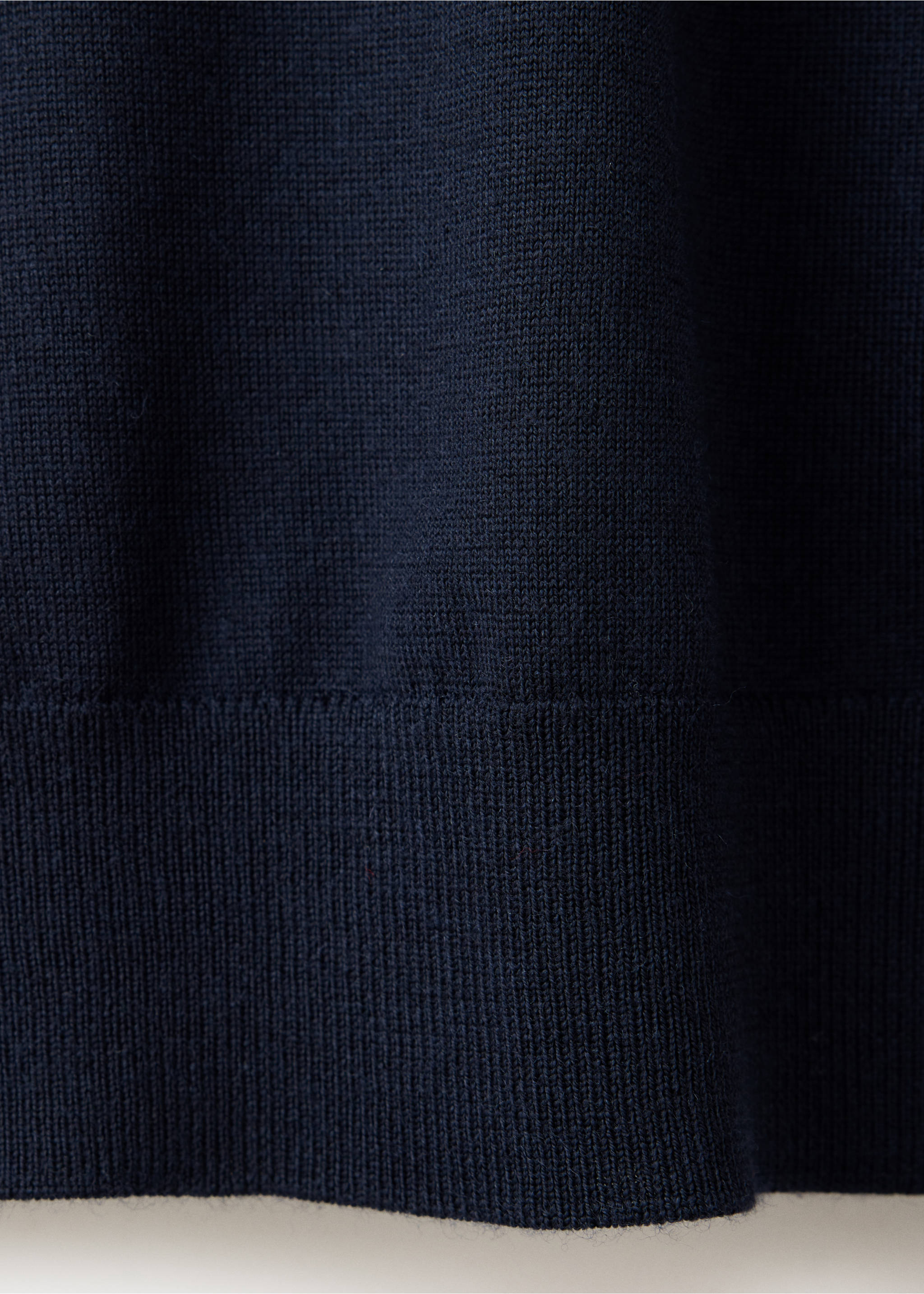 Pull 100 % laine maille fine - Détail de l'article 0, Bleu marine. Ref: 37075979-00.