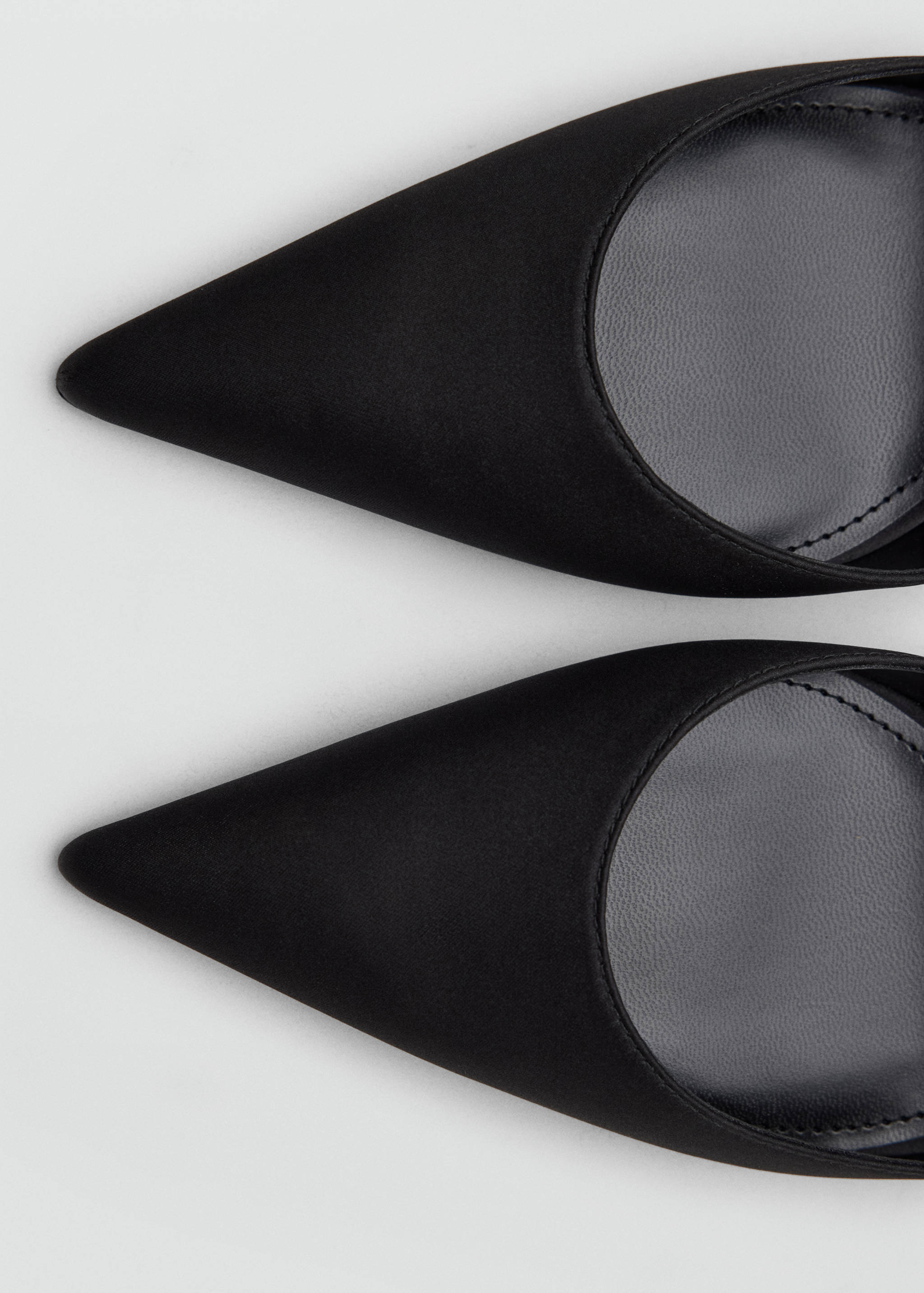 Satin court shoes with ankle straps - Details of the article 2