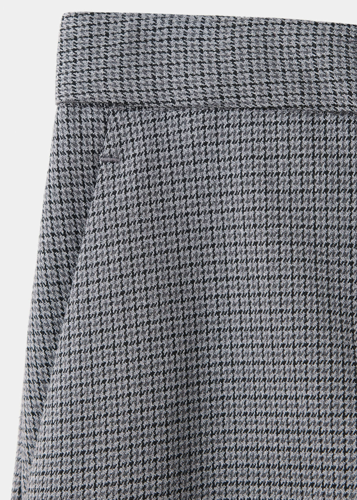 Printed straight trousers — Blue