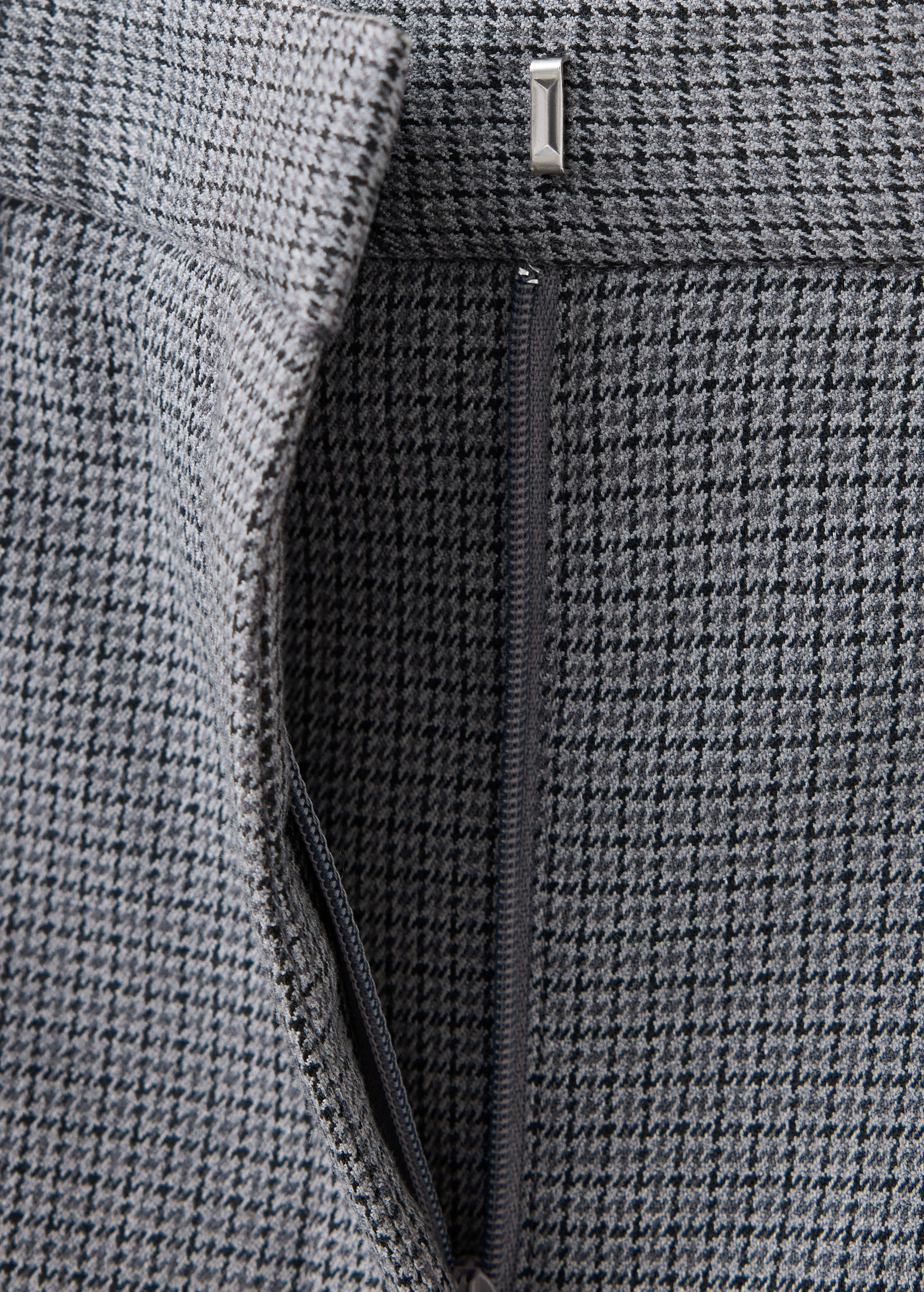 Chalk-stripe straight trousers - Details of the article 0