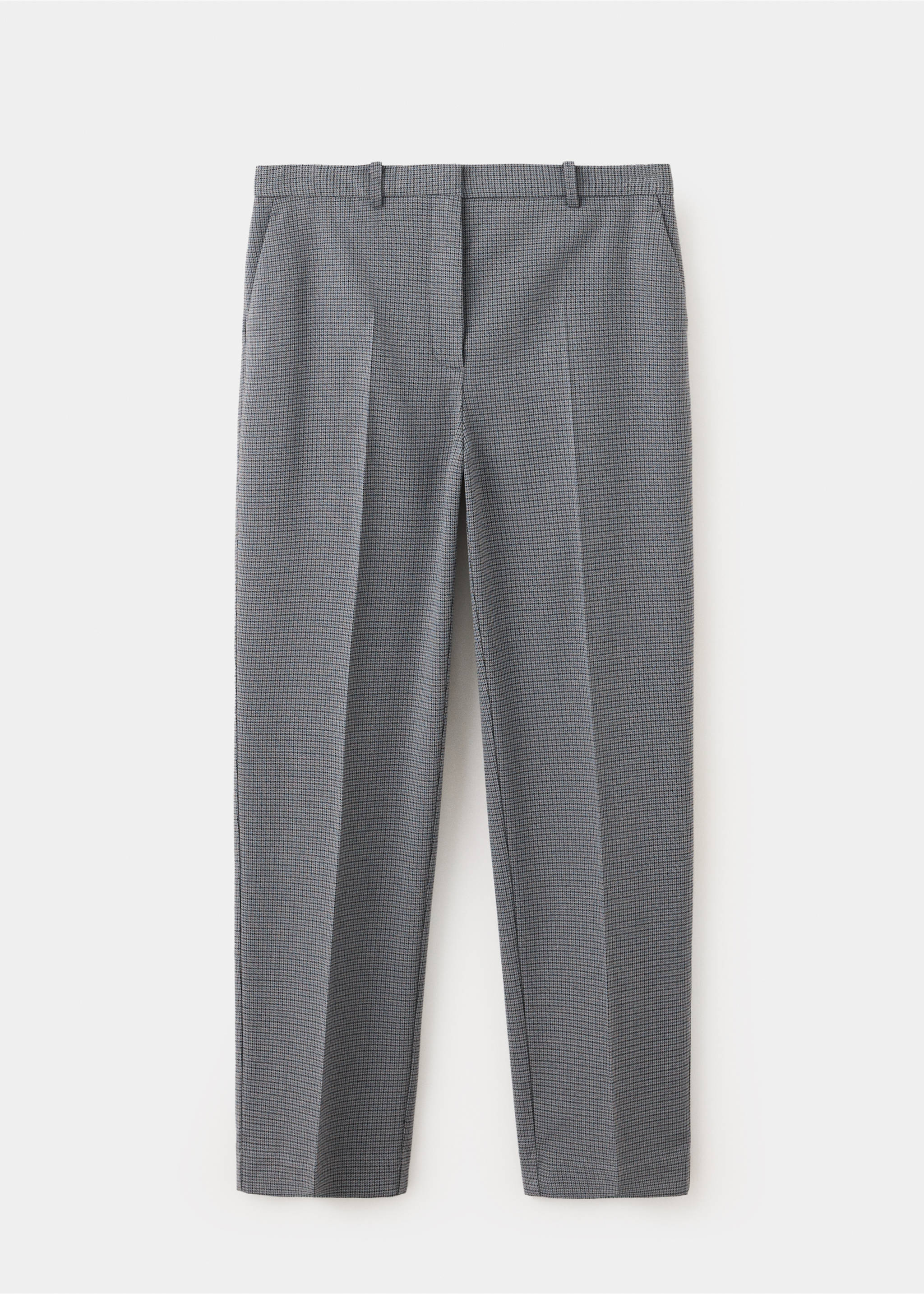 Chalk-stripe straight trousers - Article without model, Blue. Ref: 37075985-00.