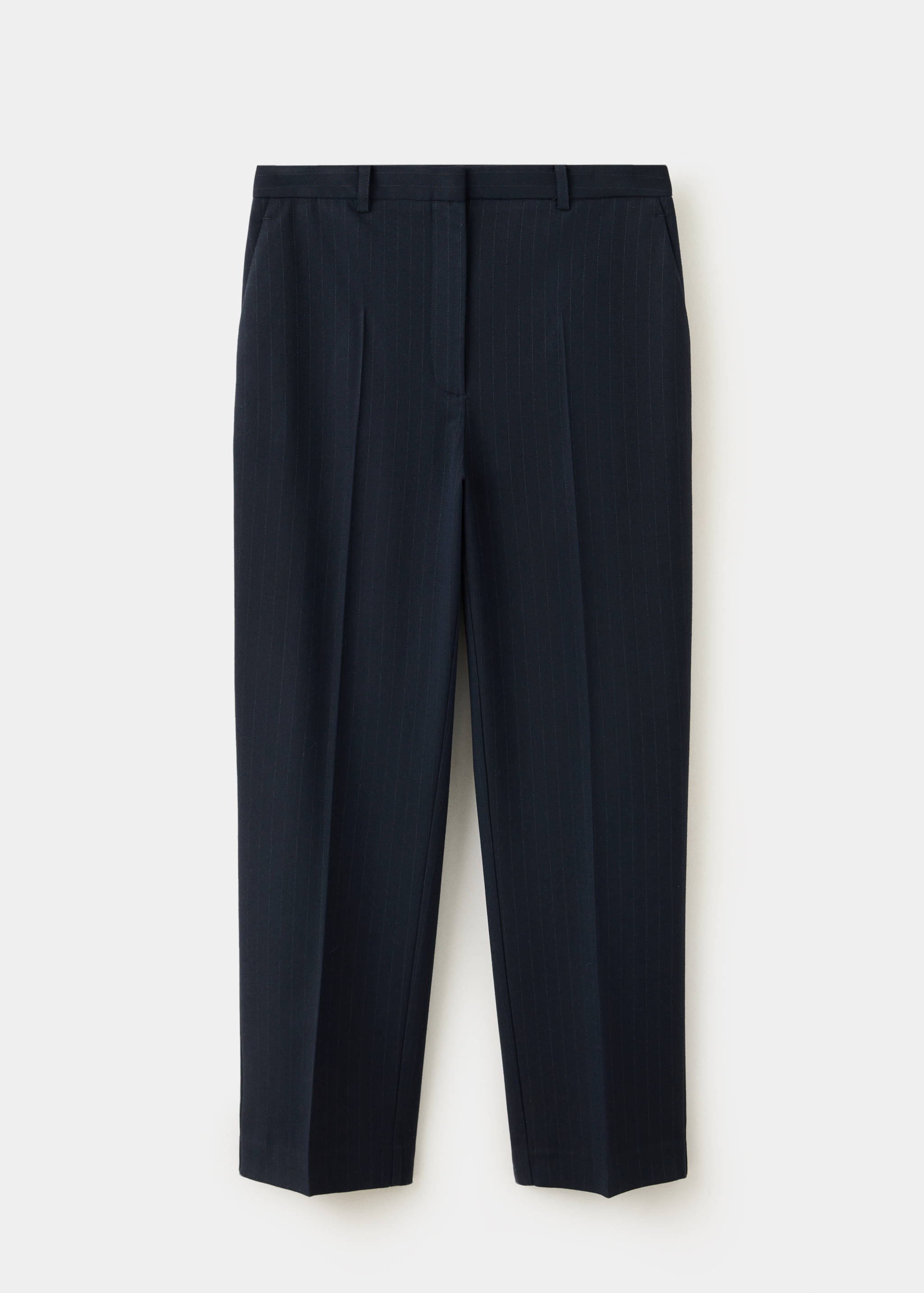 Chalk-stripe straight trousers - Article without model