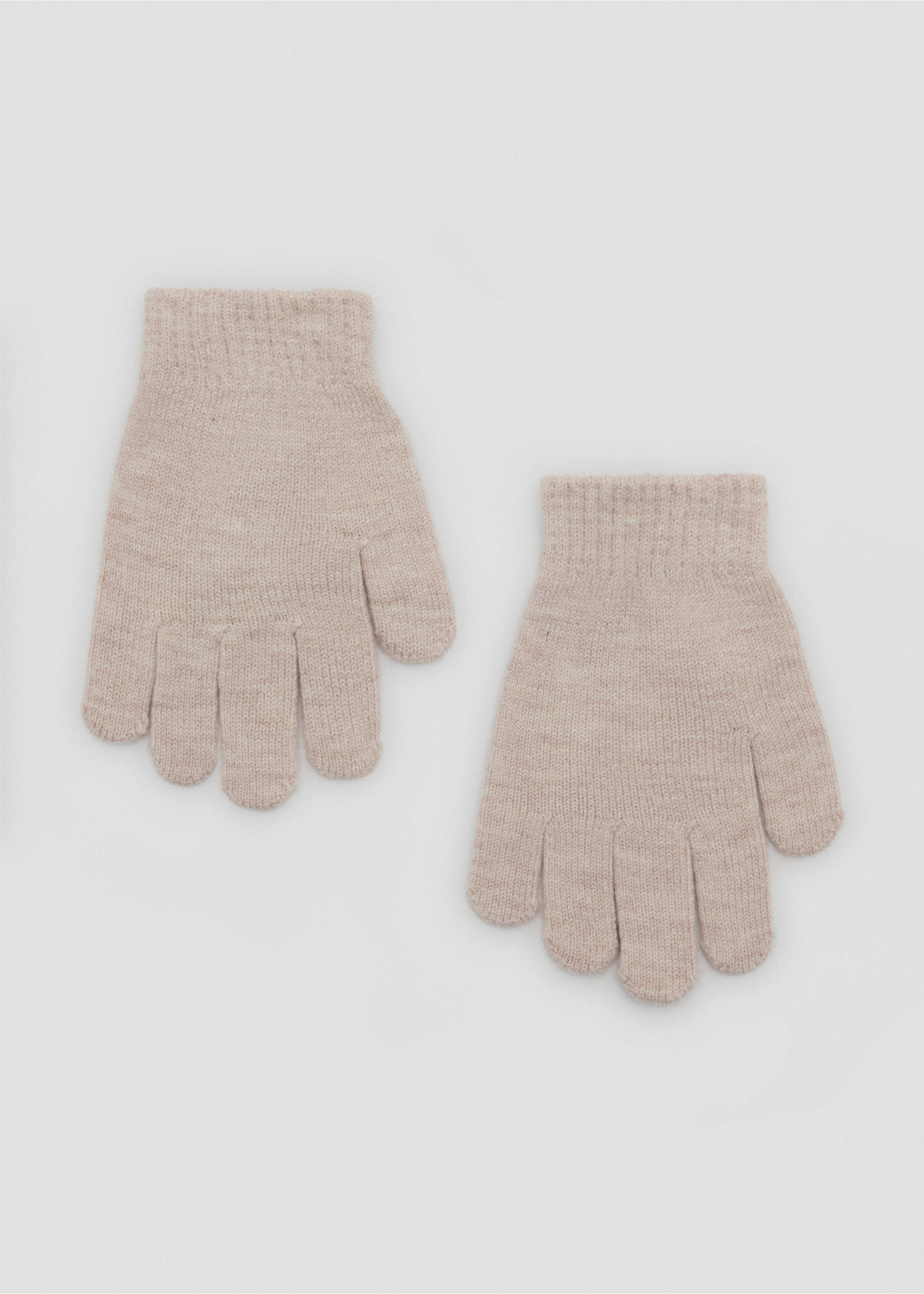Gebreide handschoenen - Artikel zonder model, Zand. Ref: 37075991-00.