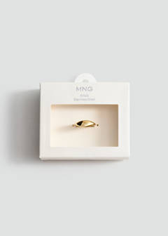 Stainless steel statement ring — Gold 3