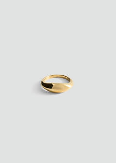 Stainless steel statement ring — Gold 1