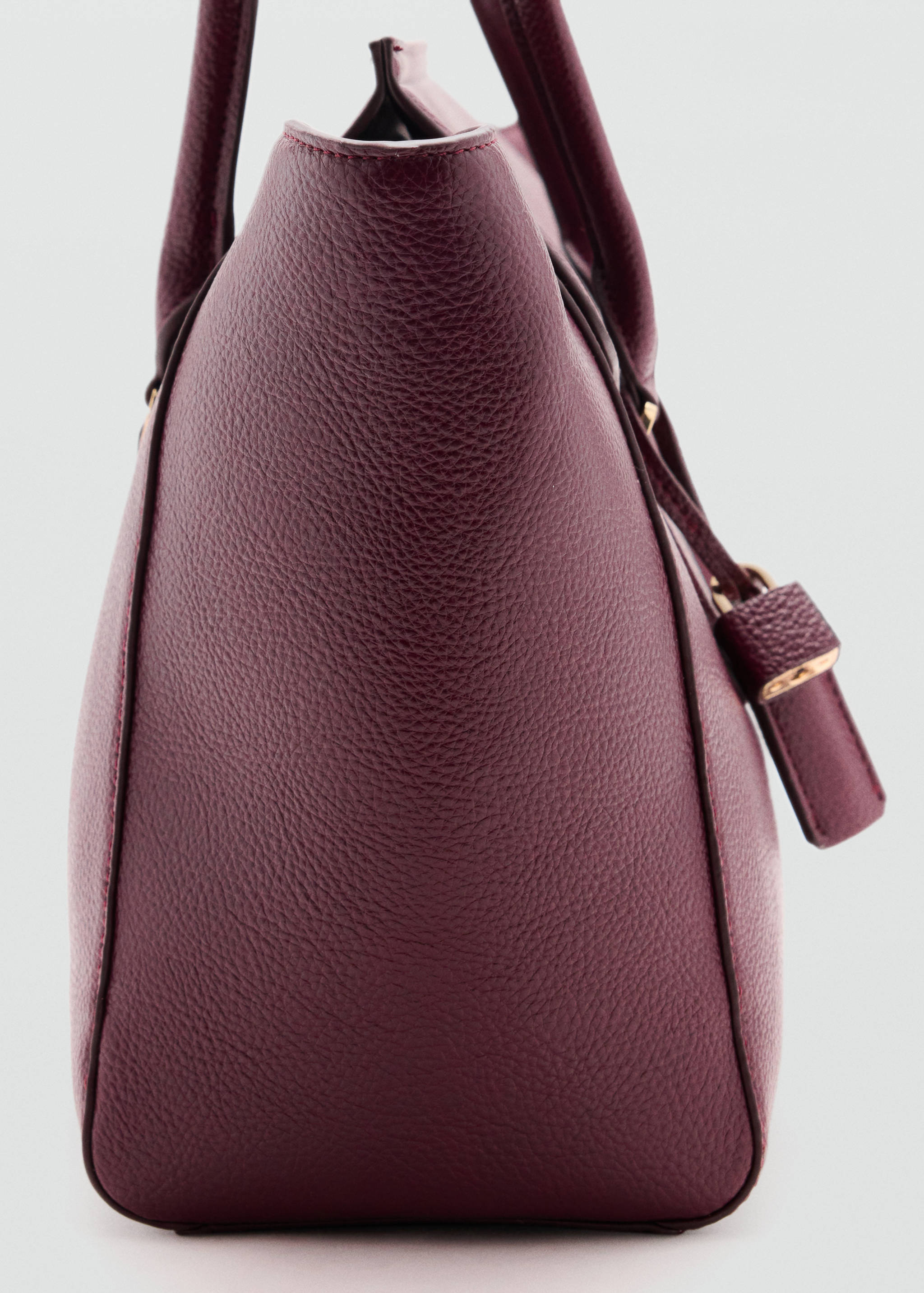 Leather-effect city bag with charm detail - Details of the article 2