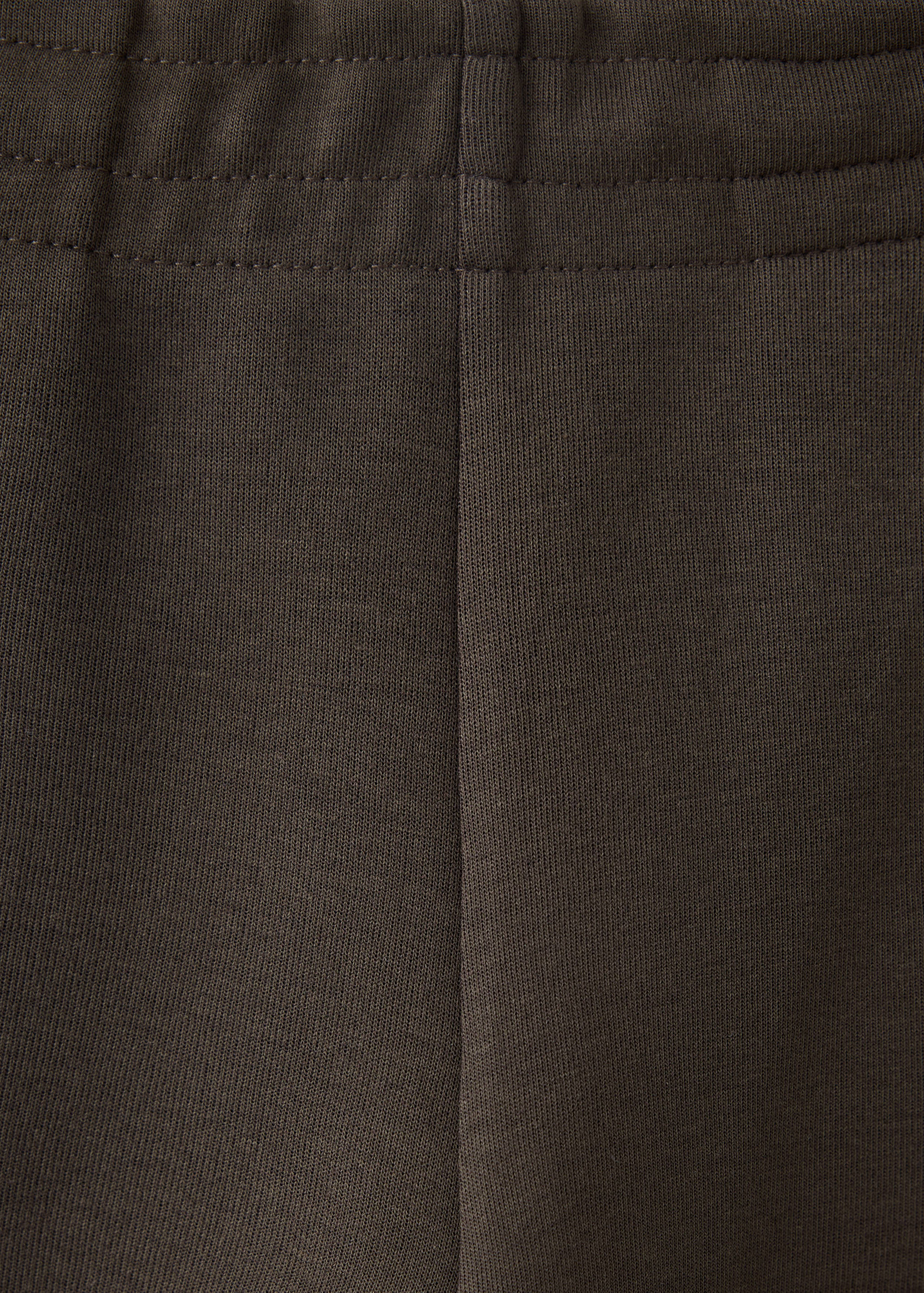 Cotton joggers with elastic waist - Details of the article 0
