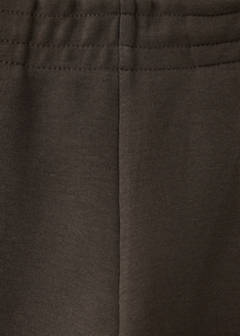 Cotton joggers with elastic waist — Brown 9