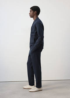 Cotton joggers with elastic waist — Night Blue 5