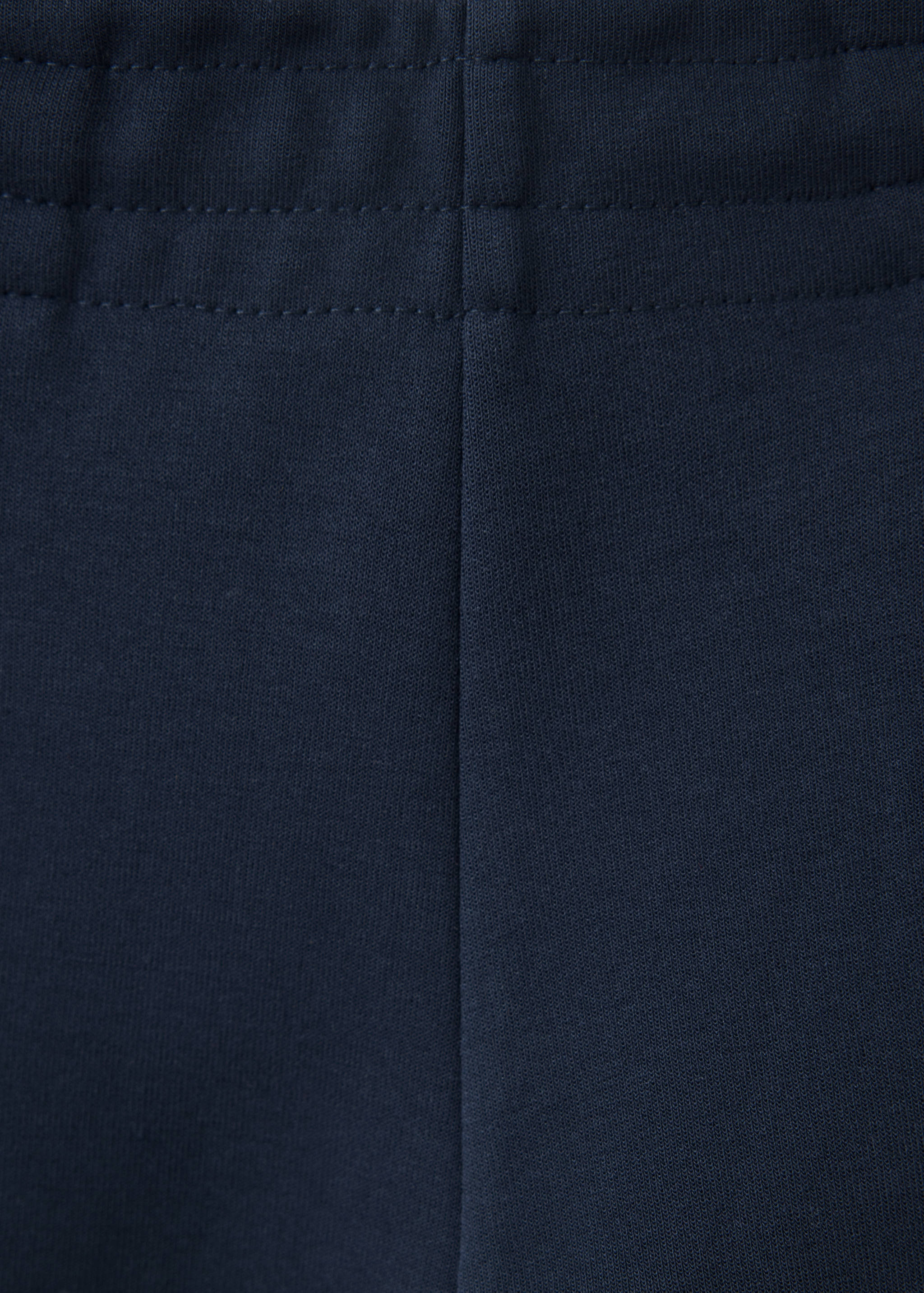 Cotton joggers with elastic waist - Details of the article 8