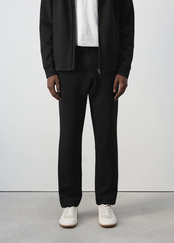 Cotton joggers with elastic waist - thumbnail 2