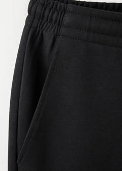 Cotton joggers with elastic waist — Black 9