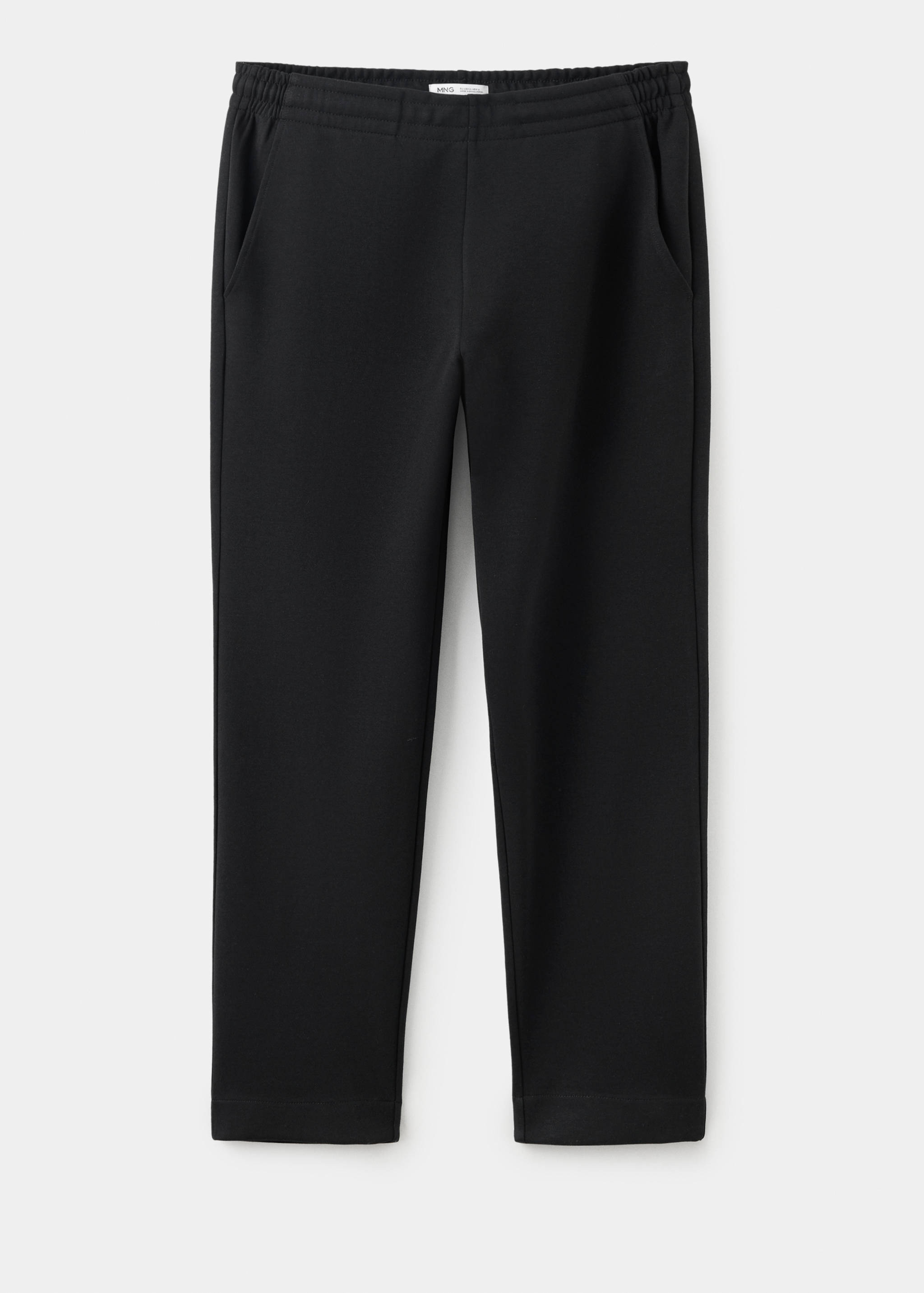 Cotton joggers with elastic waist - Article without model