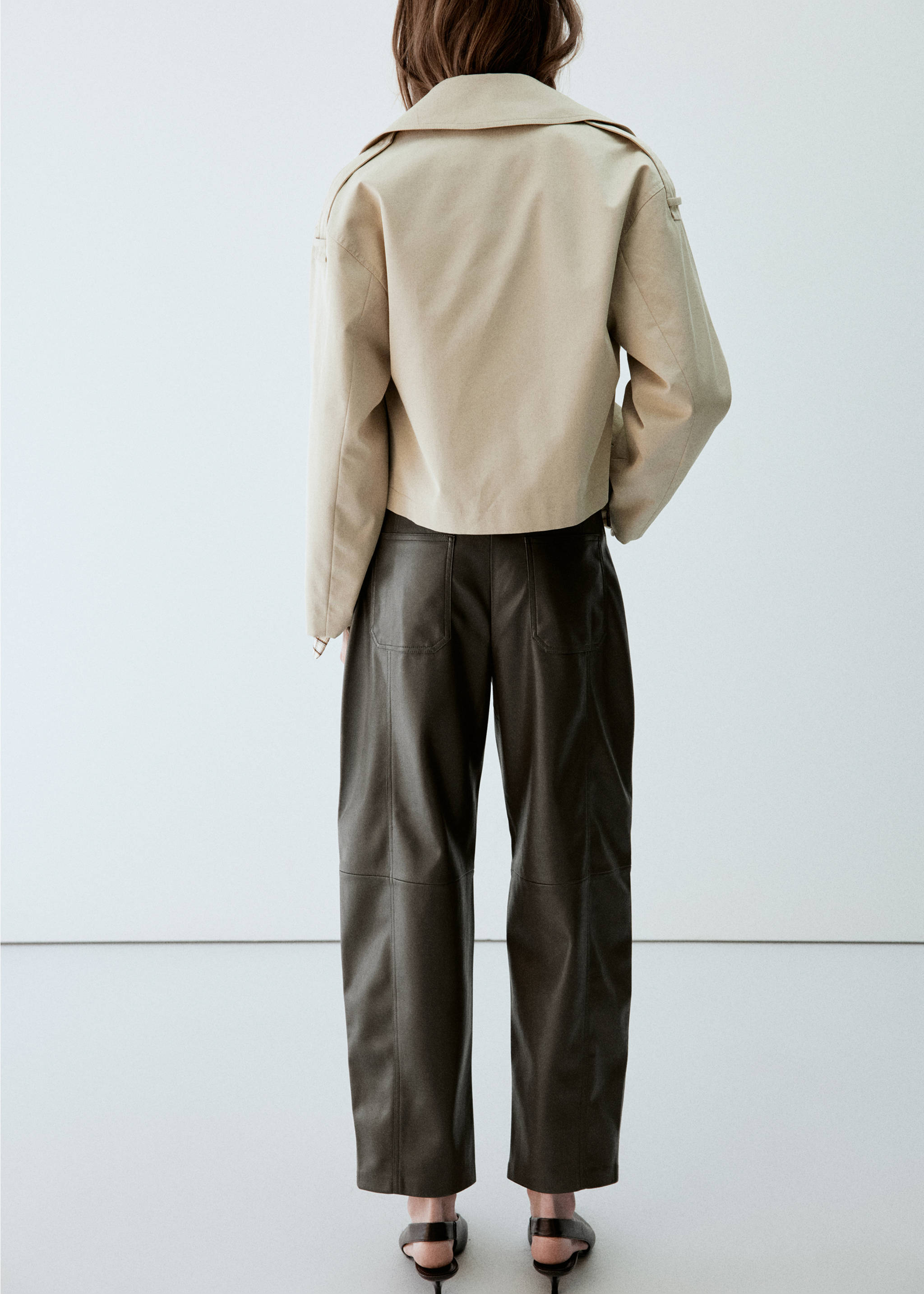 TROUSERS BARRELPU - Обратная сторона изделия, Хаки. Ref: 37076000-00.