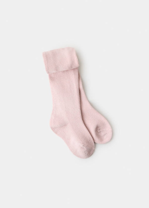 Knitted tights — Light Pink