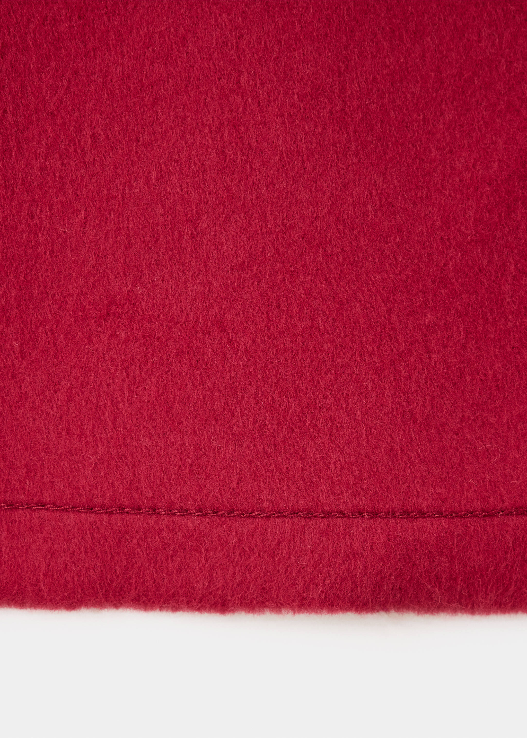 Oversized sweatshirt with embossed text - Details of the article 0, Maroon. Ref: 37076008-00.