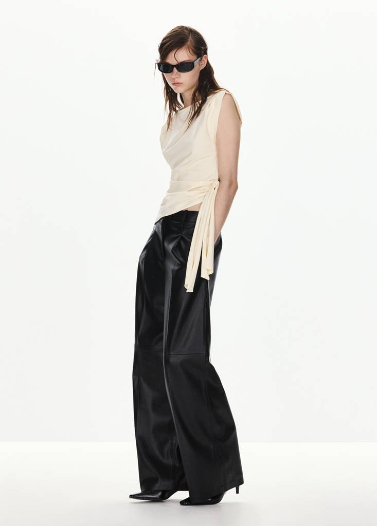 Asymmetrical laced top - thumbnail 8
