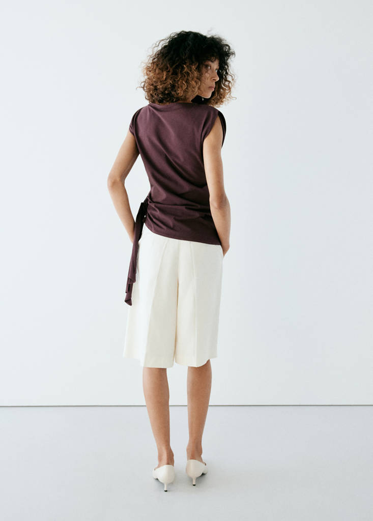 Asymmetrical laced top - thumbnail 3