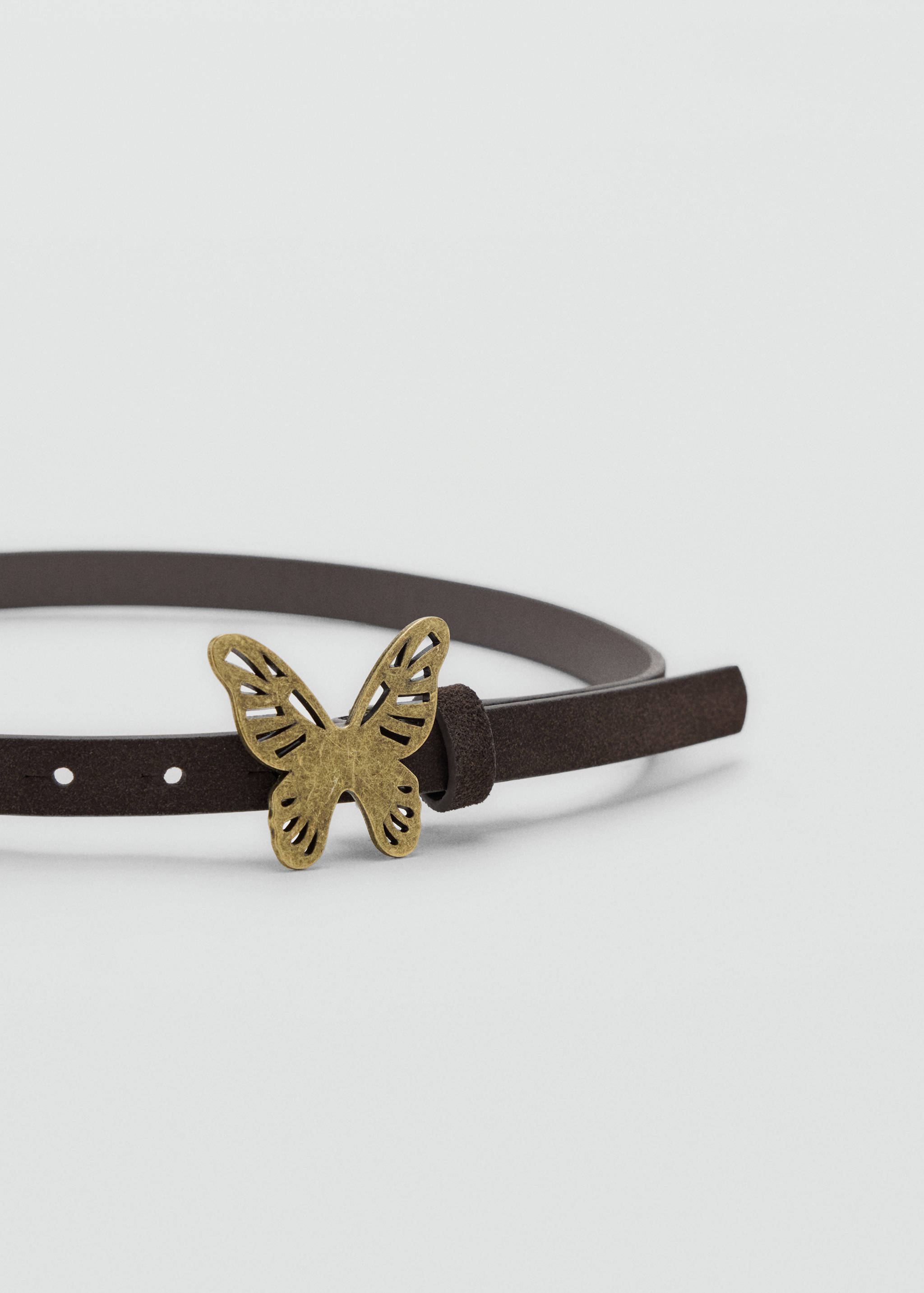 belt with butterfly buckle - Medium plane