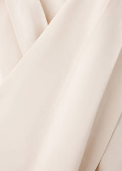 Wrap-over top with opening — Ecru 6