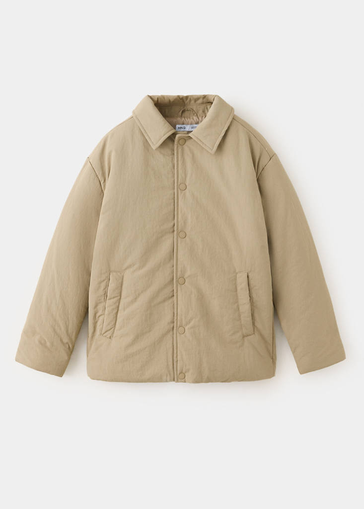 Quilted jacket — Sand